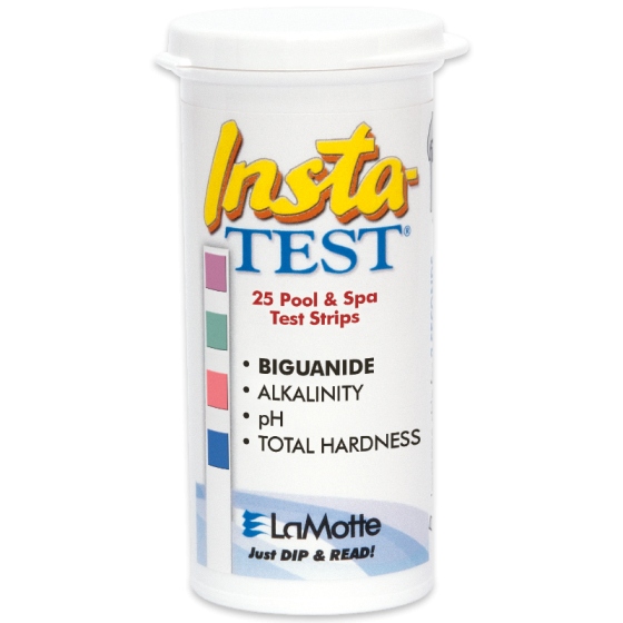 Insta-TEST® Biguanide, Alkalinity, pH, Total Hardness Test Strips