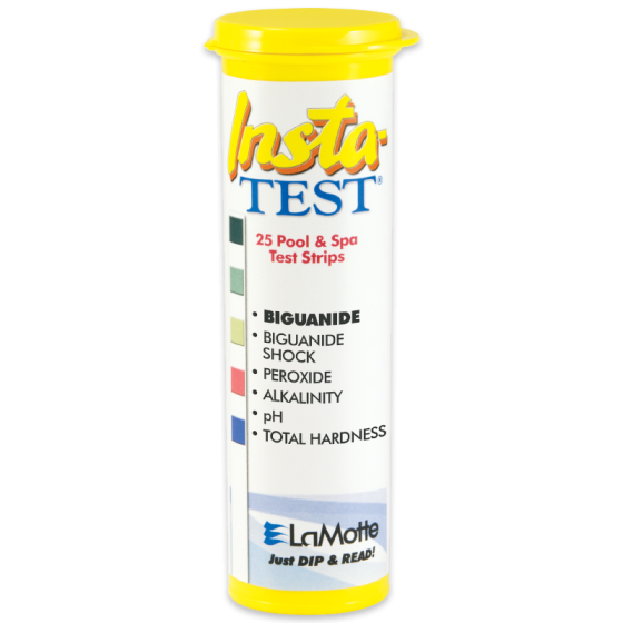 Insta-TEST® Biguanide, Biguanide Shock, Peroxide, Alkalinity, pH, Total Hardness Test Strips