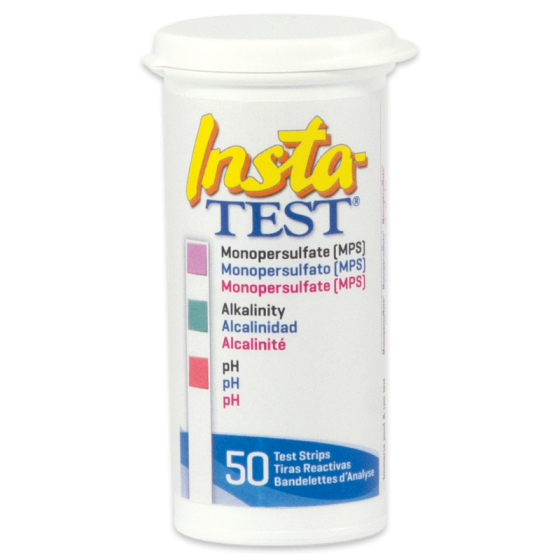 Insta-TEST® Monopersulfate (MPS), Alkalinity, pH Test Strips