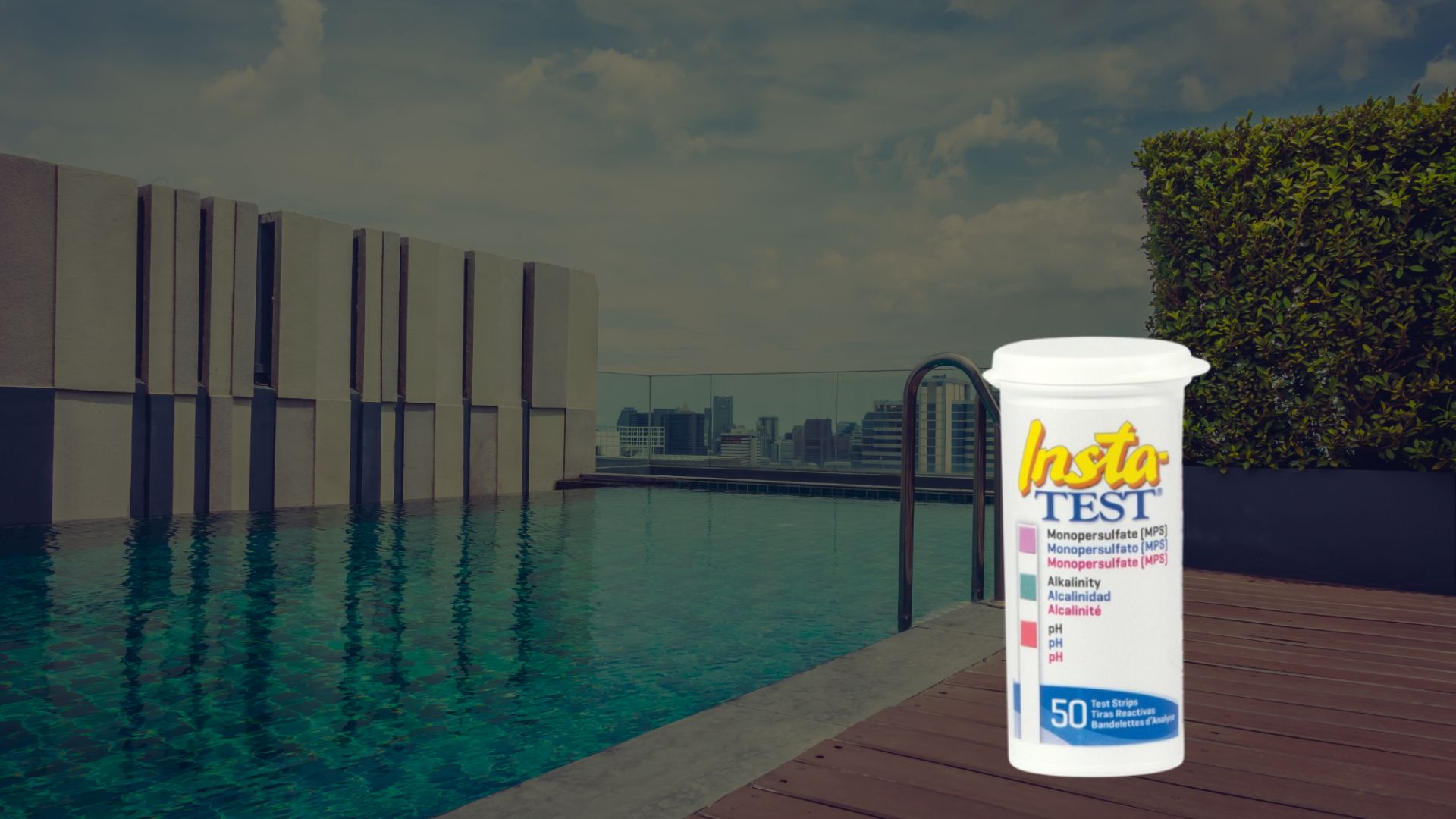 Fast. Reliable. Precise. Insta-TEST® Monopersulfate (MPS), Alkalinity, pH Test Strips from LaMotte Pacific